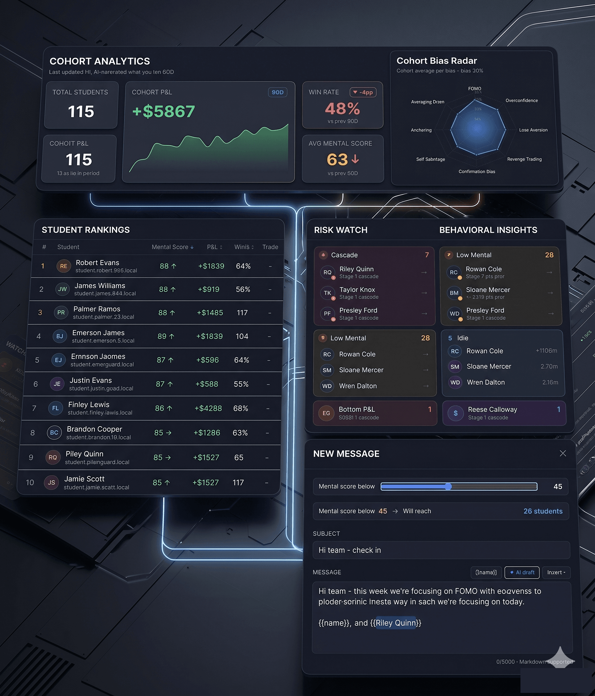 MindGuard Mentor Dashboard